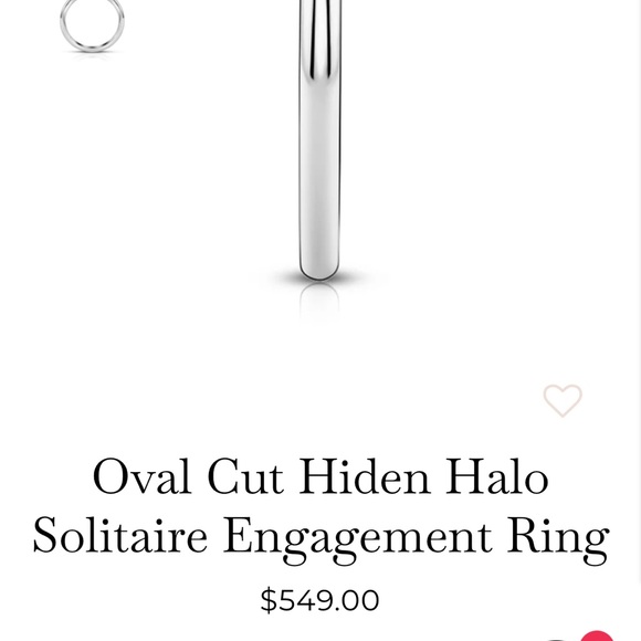 3 ct. Moissanite Engagement Ring - Picture 5 of 6